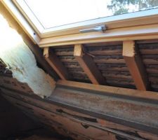 Isolation des rampants autour de la fenetre