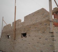 Pignon salle de bain et chambre parent