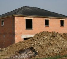 Vue arrière de la maison