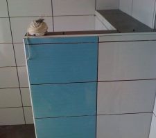 La murette de séparation wc