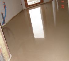 Chape liquide (le jour du coulage)