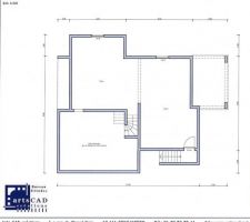 Plan Ech 1/100 du sous-sol