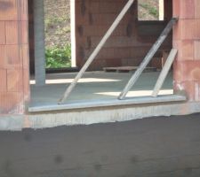 Seuil de baie vitr&eacute;e