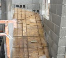 Coffrage escalier RDC