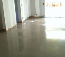 Chape liquide coul&eacute;e