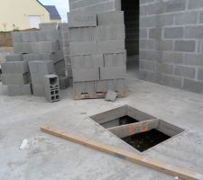 Entr&eacute;e vide sanitaire dans le garrage