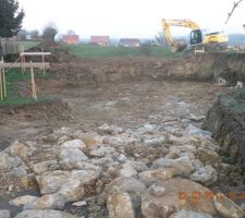 Morceau de roche pour faire le fond