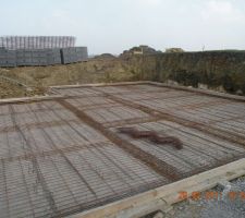 Debut du ferraillage