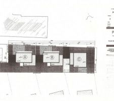 Plan des 3 terrains et chemin