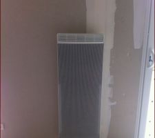 Panneau rayonnant du salon