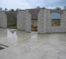 Ma&ccedil;onnerie termin&eacute;e (int&eacute;rieur)