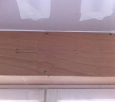 Système de ventilation non posé (vu seulement quand les volets ont été ouverts et le CDT parti)