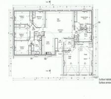 Voici le plan (quasi définitif) de notre futur chez nous.