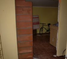 Reduction de l'ouverture pour crée un tableau pour la porte de mon bureau