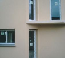 Le pignon cote balcon