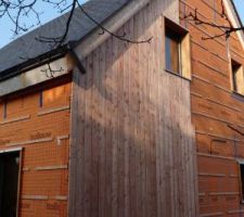 Bardage de la face nord