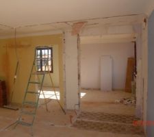 Modif des ouvertures de l'etage