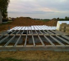 Montage de la dalle