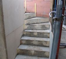 Première partie de l'escalier