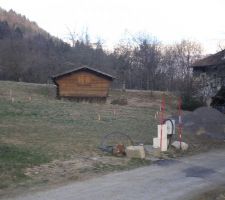 Le terrain avec implantation