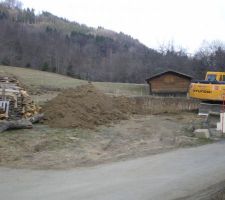 Debut du terrassement