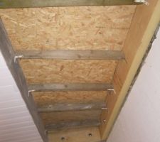 Réalisation d'un plancher temporaire sur la trémie