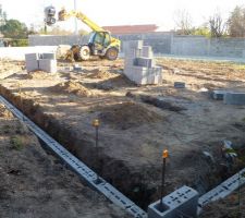 1 er rangées de soubassement