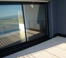 La terrasse de l'étage
