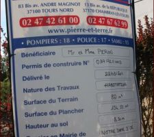Permis affich&eacute;