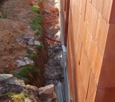 Voici les photos du drainage pr&eacute;vu dit Fran&ccedil;ais (tube agricole de 100)