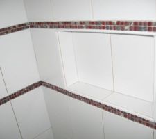 Niche dans la douche