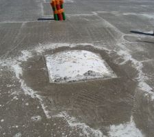 Emplacement trappe d'accès VS
le séchage est bizarre