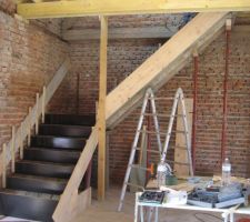 Coffrage de l'escalier