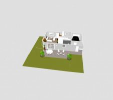 Plan 3 D avec home sweet home
