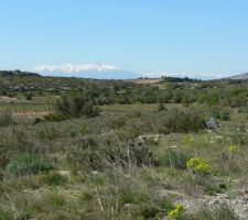 La vue en quittant le village