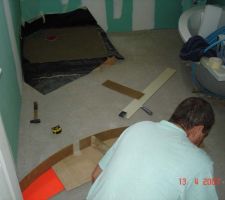 Marche salle de bain