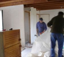 D&eacute;molition cloison