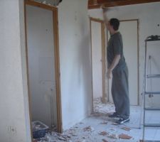 D&eacute;molition cloison