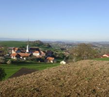 Vue depuis la terrasse ...