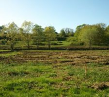 Cr&eacute;ation du chemin d'acc&egrave;s provisoire en tout venant.