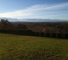 Le terrain et cette vue qui nous a fait craquer