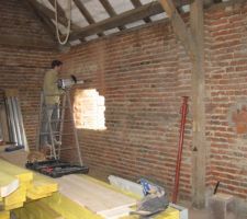 On perce les ouvertures de la facade Nord