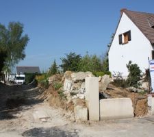 Pr&eacute;paration du chemin d'acc&egrave;s