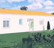 Vue avant de la maison