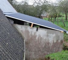 Toiture changée; bac acier isolé