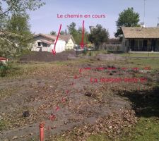 Vue du fond du jardin