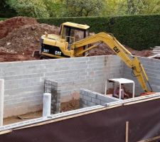 Pose des drains intérieur