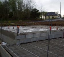 Preparation dalle garage et habitation