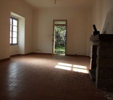 Salon avant renovation