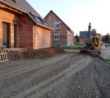 Terrassement en cours